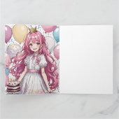 Carte Annime fille (Intérieur)