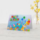 Carte Anniversaire (Fleur jaune)