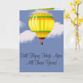 Carte Anniversaire (Fleur jaune)