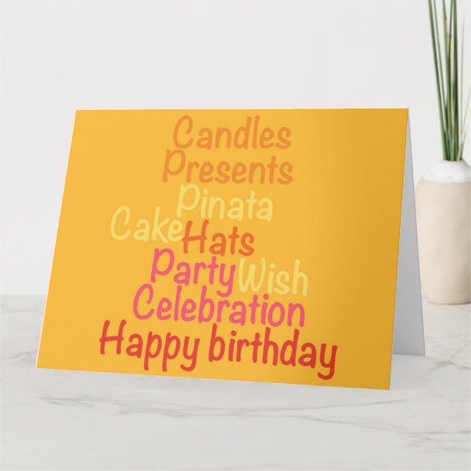 Carte Anniversaire (Devant)