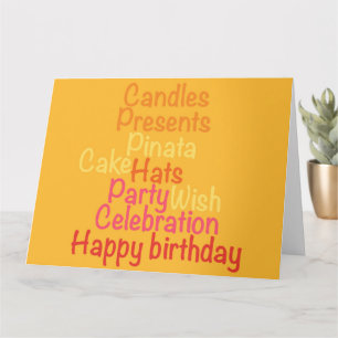 Carte Anniversaire