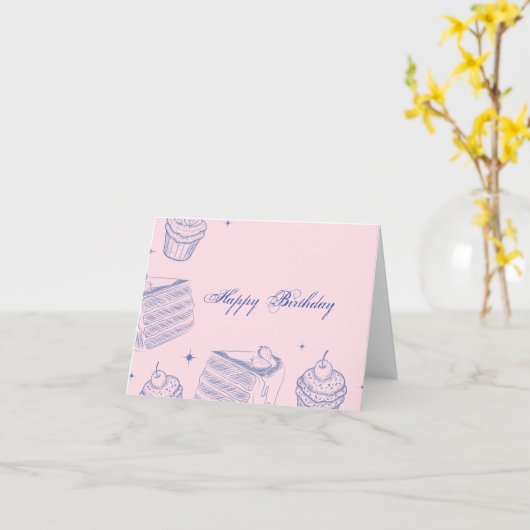 Carte Anniversaire (Fleur jaune)