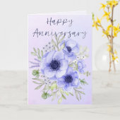 Carte Anniversaire (Fleur jaune)