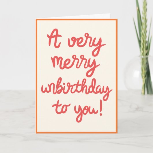 Carte anniversaire (Devant)