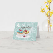 Carte Anniversaire (Fleur jaune)