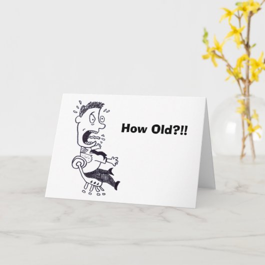 Carte Anniversaire (Fleur jaune)