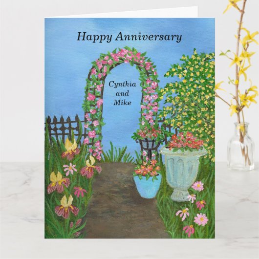 Carte Anniversaire (Fleur jaune)