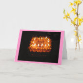 Carte Anniversaire (Fleur jaune)
