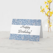 Carte Anniversaire (Fleur jaune)