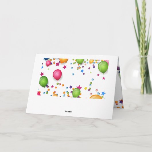 Carte Anniversaire (Dos)