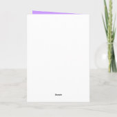 Carte Anniversaire (Dos)