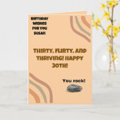 Carte Anniversaire (Fleur jaune)