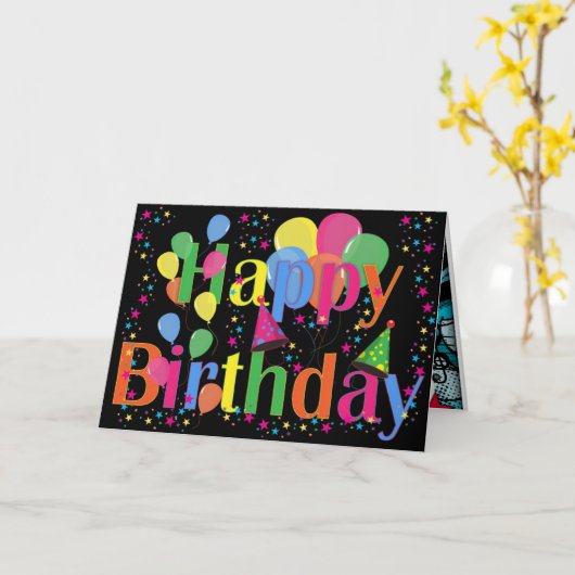 Carte Anniversaire (Fleur jaune)