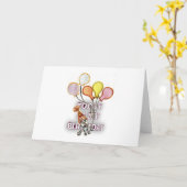 Carte Anniversaire (Fleur jaune)