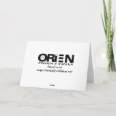 Carte Anniversaire (Dos)