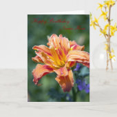 Carte Anniversaire (Fleur jaune)