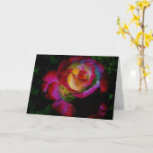 Carte Anniversaire (Fleur jaune)