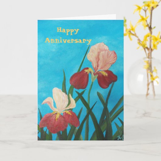 Carte Anniversaire (Fleur jaune)