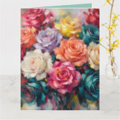 Carte Anniversaire (Fleur jaune)