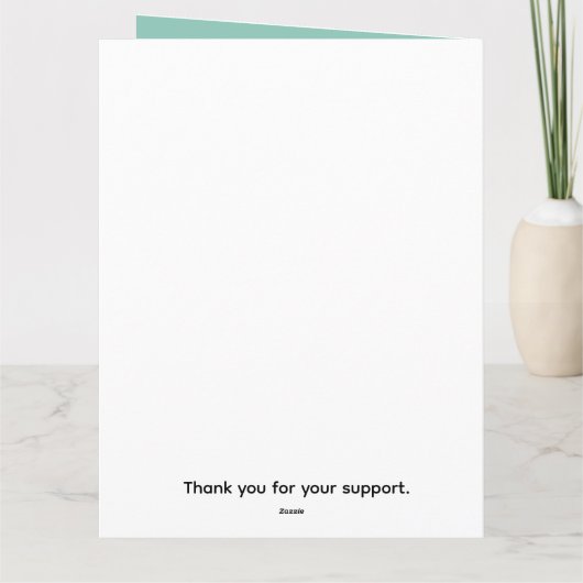 Carte Anniversaire (Dos)
