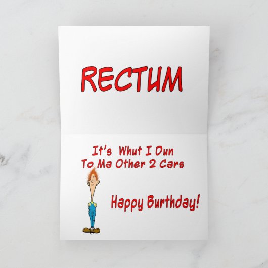 Carte Anniversaire (Intérieur)