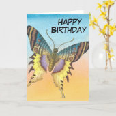 Carte Anniversaire (Fleur jaune)