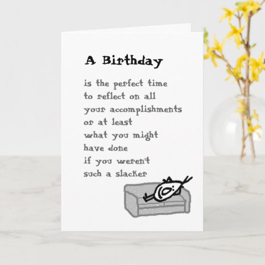 Carte Anniversaire (Fleur jaune)