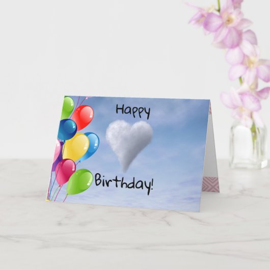 Carte Anniversaire (Orchidée)
