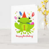 Carte Anniversaire (Fleur jaune)