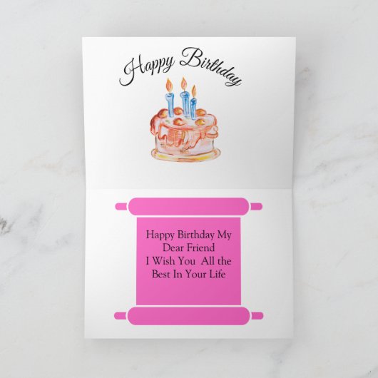 Carte Anniversaire (Intérieur)