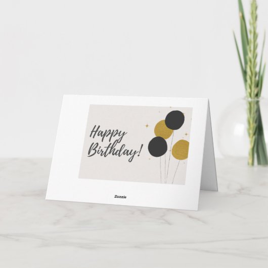 Carte Anniversaire (Dos)