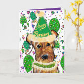 CARTE ANNIVERSAIRE (Fleur jaune)