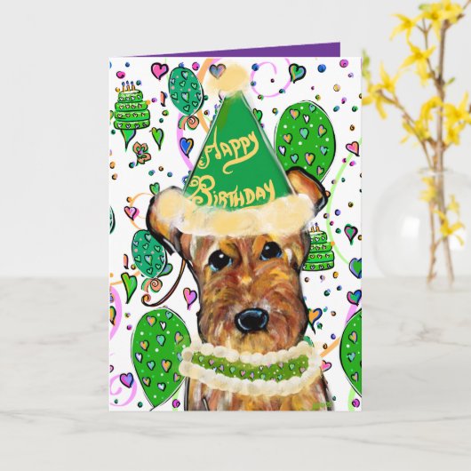 CARTE ANNIVERSAIRE (Fleur jaune)