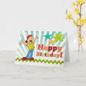 Carte Anniversaire (Fleur jaune)