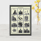 Carte anniversaire (Fleur jaune)