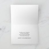 Carte ANNIVERSAIRE - 100E - Bois de chauffe (Intérieur)