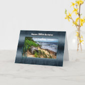 Carte ANNIVERSAIRE - 100E - Bois de chauffe (Fleur jaune)