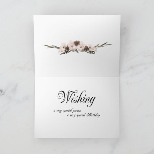 Carte anniversaire 100e pour grand-mère (Intérieur)