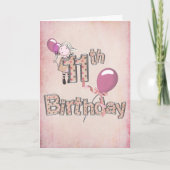 Carte Anniversaire 11 ans (Devant)