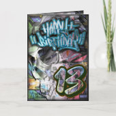 Carte anniversaire 13 (Devant)