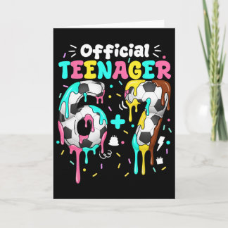 Carte Anniversaire 13 ans Adolescent officiel Six Sept 6