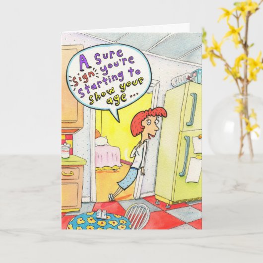 Carte Anniversaire 14 (Fleur jaune)