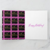 Carte Anniversaire 15 ans (Intérieur)