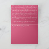 Carte anniversaire 16e pour fille (Intérieur)