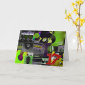 Carte Anniversaire 17 ans (Fleur jaune)