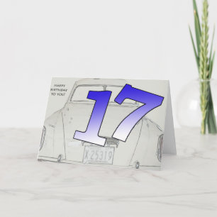 Carte Anniversaire 17 ans