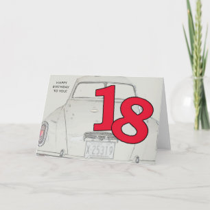 Carte Anniversaire 18 ans
