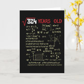 Carte Anniversaire 18 ans (Fleur jaune)