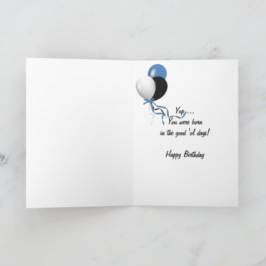 Carte Anniversaire 1992 (Intérieur)