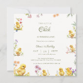 Carte Anniversaire 1 an de ce poussin C'est l'anniversai (Devant)